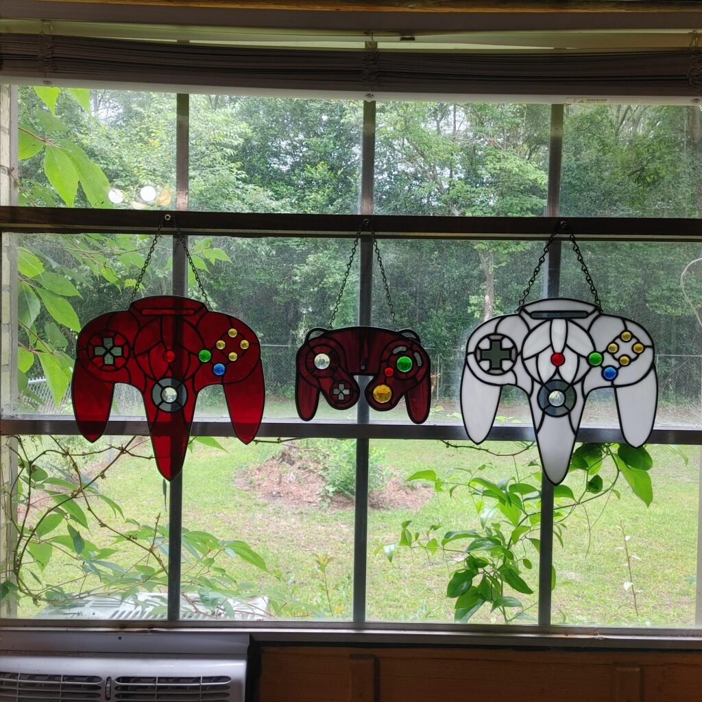 Hard to find time for gaming in my late 30s but I keep the spirit alive through my glasswork.
