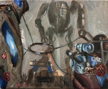 I made an oil painting of Bo2 Origins