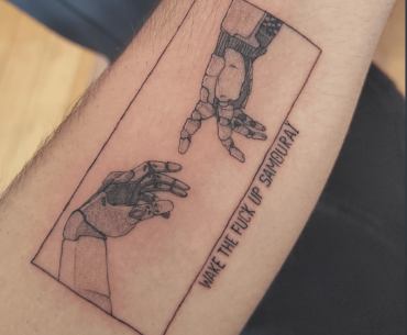 My new cyberpunk tat