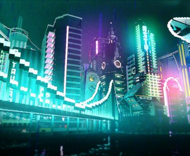 My long going Cyber City Project in Minecraft