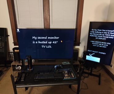 Some would say TV's make bad monitors. I have 2.