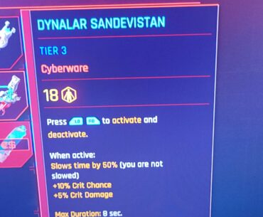 Edgerunners taught me how to properly use a Sandevistan