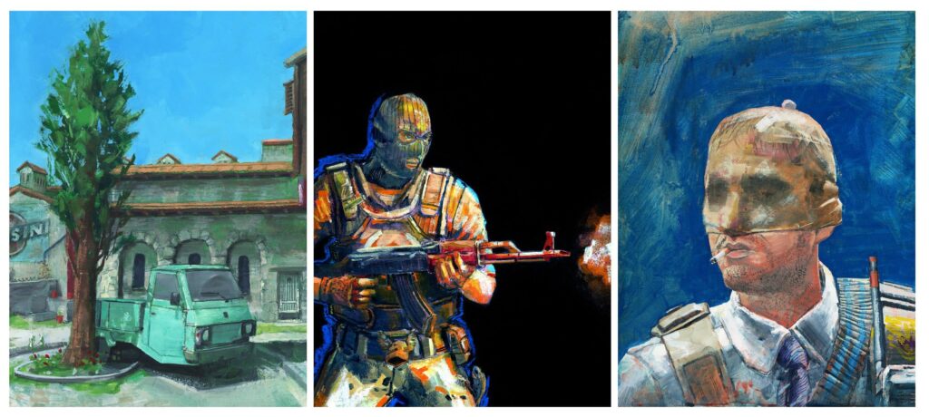 Recent Counter Strike paintings I made!