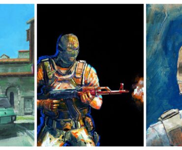Recent Counter Strike paintings I made!