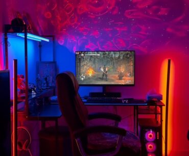 First PC, my gaming setup (RGB Fest because I've always wanted the cool lights!)