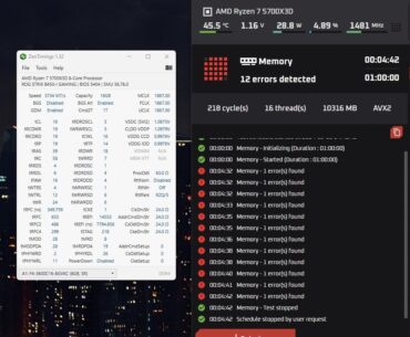 ram/memory hynix cjr OC erroring out on "safe" oc settings