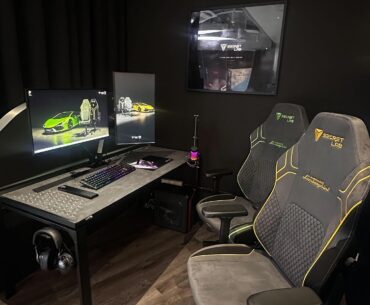 Racing themed setup with Secretlab Lamborghini chairs - Any tips for building a racing themed setup?