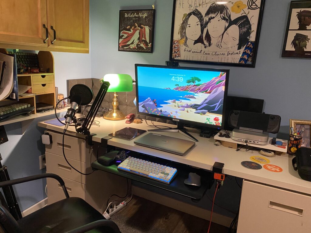 Still need a KVM switch and an nvme drive for the satechi dock, but besides that the AppleDeck is finally ready. Gaming, digital asset management, and video editing.