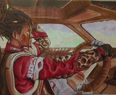 Panam in the car (Dejhiroth)