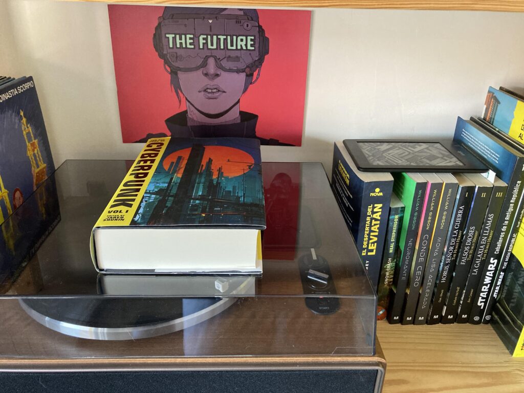 The Big Book of Cyberpunk Vol.1. I’m four stories into this anthology and I think it could be the best recommendation I could give to anyone looking to enter Cyberpunk.