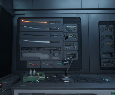 I'm missing two iconic weapons from the wall display.