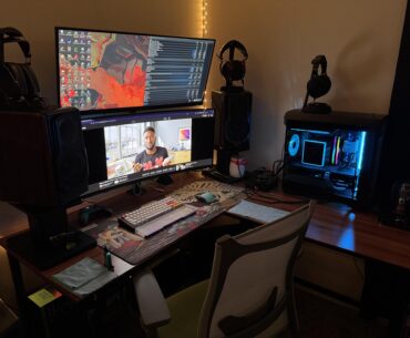 Got everything set up at the new apartment