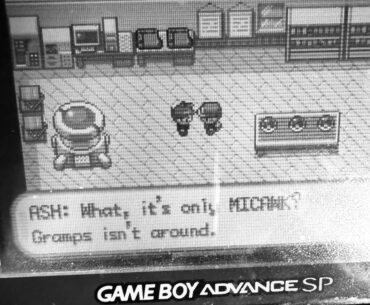 Found my old Gameboy Advanced with Pokeman LeafGreen….obviously age has not matured me.
