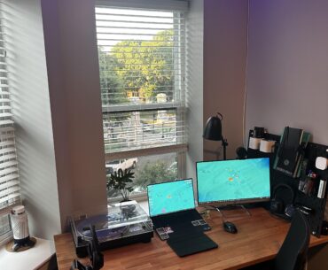 Not the most groundbreaking setup, but it’s one I’m finally happy with… and it has a nice view!