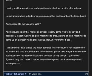 The Zombies community has always been this vocal with negativity, Don't Believe me? Just take a trip back in time and look at how people talked about every other entry.