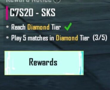 Hi guys, I have reached diamond and I already played over five matches in classic in ranked or unranked but this is stuck in 3, how do I fix this