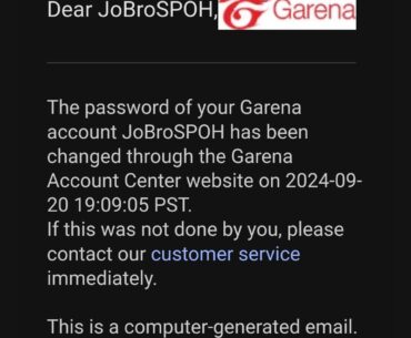 Codm account hacked.