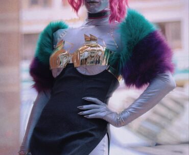 My Lizzy Wizzy cosplay (3d printed mask+hand sewn costume)