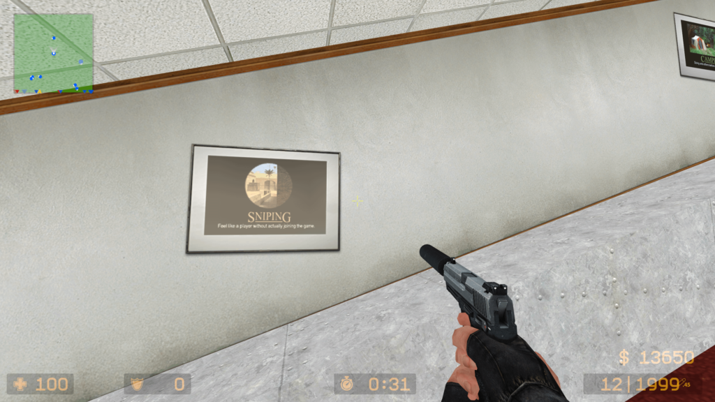 This Counter Strike: Source sniping demotivational poster was never wrong. snipers pretty much ruin every online FPS game. "feel like a player without actually joining the game" it reads.