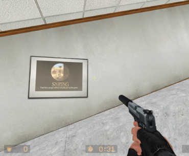 This Counter Strike: Source sniping demotivational poster was never wrong. snipers pretty much ruin every online FPS game. "feel like a player without actually joining the game" it reads.