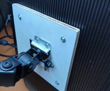 What do you guys think of my homemade Vesa Adapter? Saved me 10 bucks.