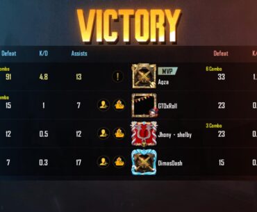 90+ kills on domination