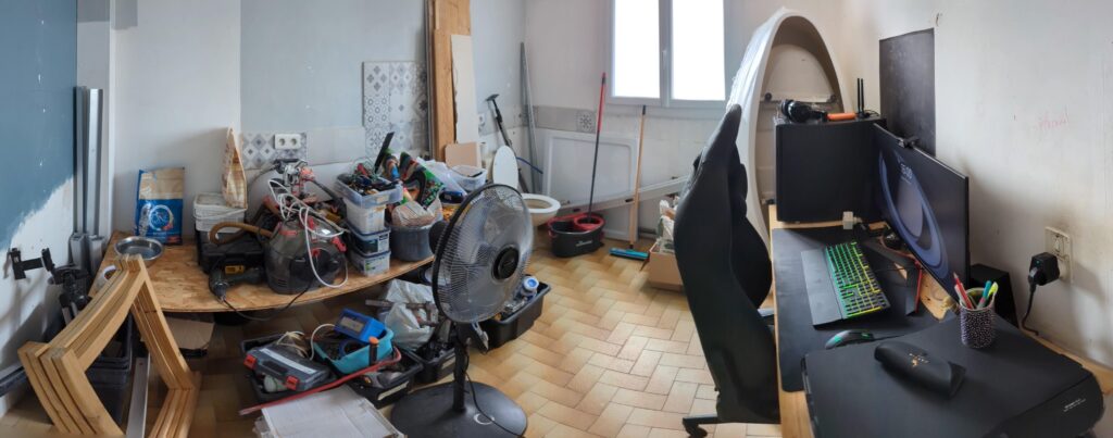 Things that happen when you work on your house alone.