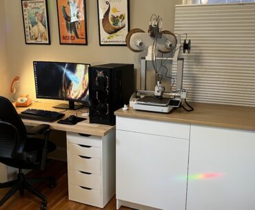 Behold my standard issue desk.