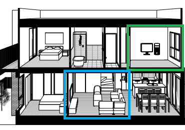 Best way to play Steam Games from office (upstairs) to living room (downstairs)? More description in comments. TYIA