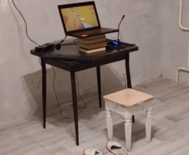 my buddy's gaming setup