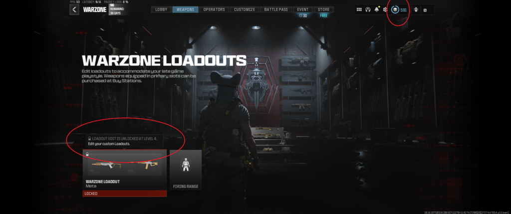 Cant edit loadouts any more? Bug?