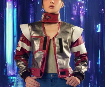 Our version of Panam Palmer's Jacket and Judy's jacket! We tried to make the model's hair style the same way Judy has it in the game. What do you guys think?