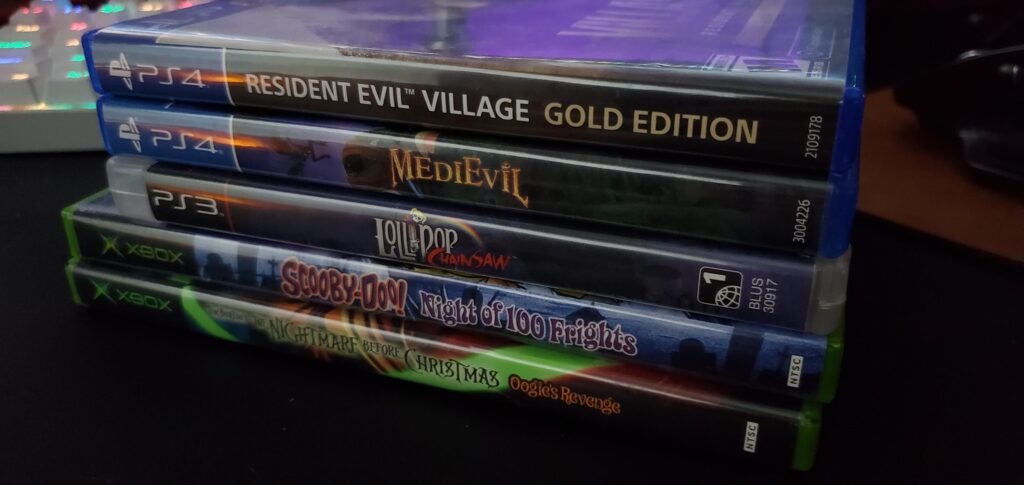 these are the games i'm looking to beat this year while the spooky season is upon us