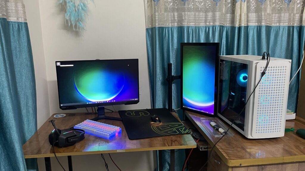 My gaming setup 🤌🏽