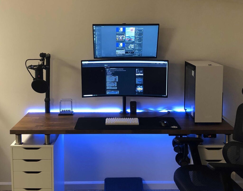 How else am I supposed to light up my gaming setup?
