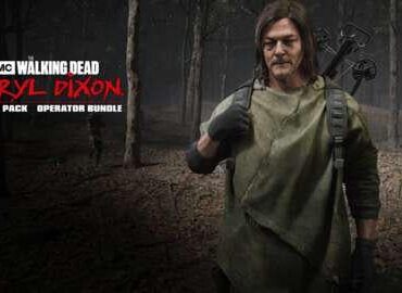 Crossbow on his back...