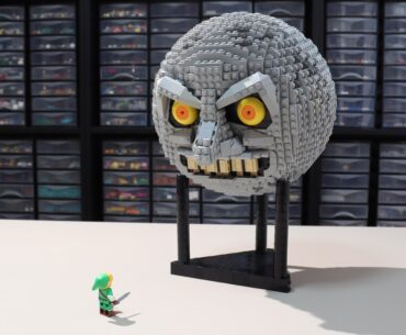 I made the Moon from Majora's Mask out of Lego