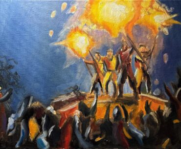 I made an oil painting of the Revelations ending