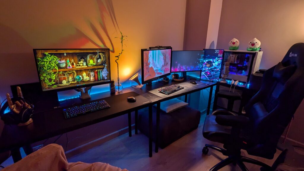 Our cozy gaming room