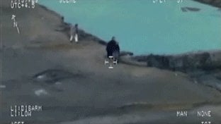 How did "strafing" go from aerial attacks to sidestepping?