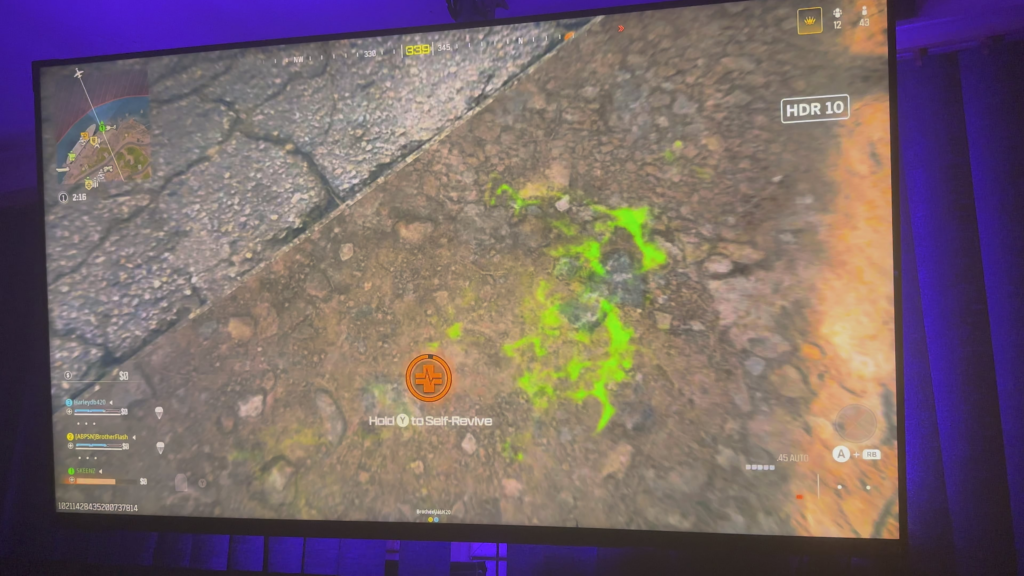 They didn’t give me a lag questionnaire after this game
