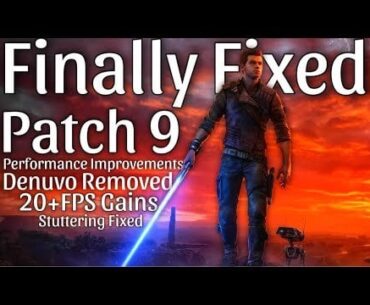 Jedi survivor is finally fixed with patch 9, 20fps gains.
