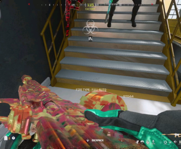 Me and this absolute gentleman were inspecting each other's weapons.. when tragedy struck