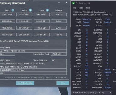 5800X3D RAM Timings + L3 cache speeds slow?