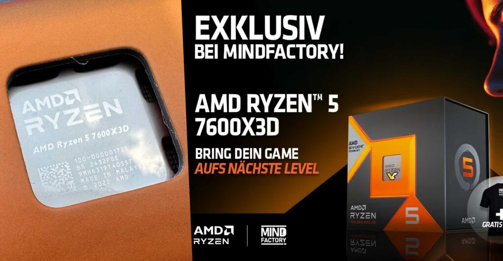 AMD Ryzen 5 7600X3D also launches in Germany for €329, exclusive to single retailer