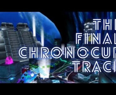 A cyberpunk-themed Mario Kart Wii custom track