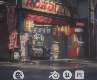 Sector 7 Robotics - A Side Alley Shopfront, Connor McGuire