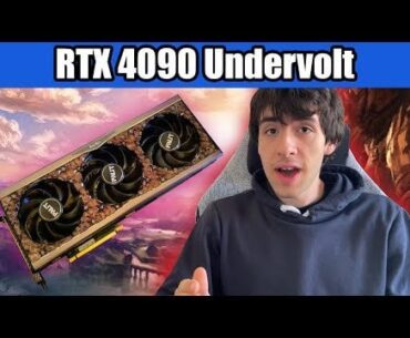 My 4090 crashes after OC/UV and I can't change the MSI Afetrburern settings anymore
