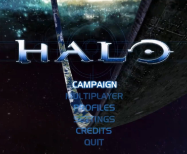 A title screen you can hear on mute