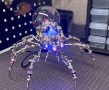 Finally finished this mechanical spider! The whole process was super fun, especially seeing each detail come together, it felt like I was creating a mini cyber creature.